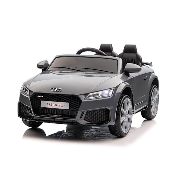 Elbil för barn Audi TTRS grå batteridriven åkbil