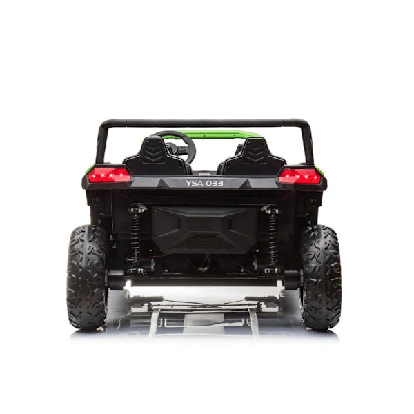 Batteribil 4x4 24V grøn terrænbuggy A033