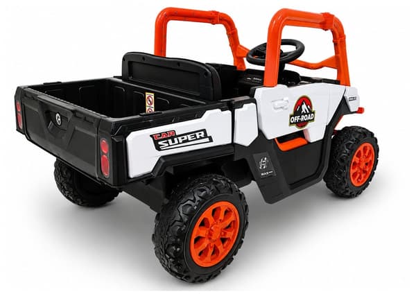 Akkukäyttöinen sähköauto lapsille 24V 4x4 oranssi GTS2299-H