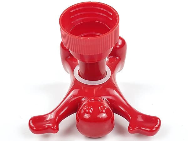 Flaskehætte med prop til sauceflasker plast Ø3 cm