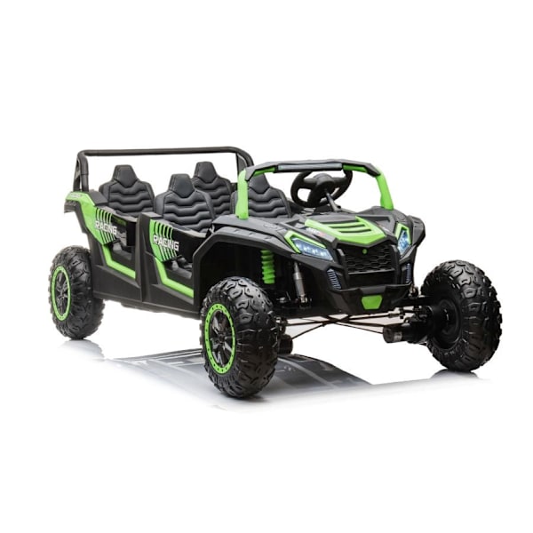 Batteribil 4x4 24V grön terrängbuggy A033