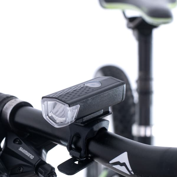 LED-pyörävalosetti etu/taka ladattava USB-yleiskiinnike
