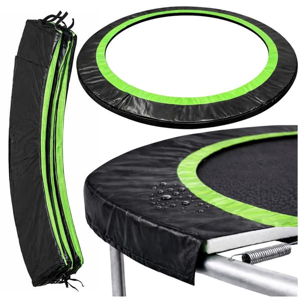 Fjäderskydd trampolin 6FT 180–183 cm PVC/PE med 10 mm skum