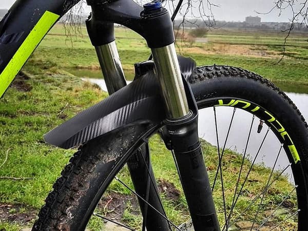 Cykelskærme frem/bag 2-pak 24–28" universel montering sort