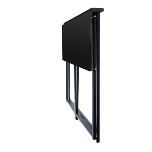 Sammenklappeligt skrivebord 80x40 cm sort MDF/jern, max 30 kg