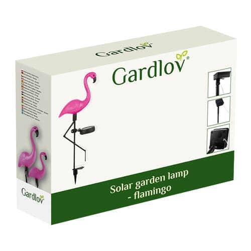 Solcellelamper flamingo 3-pack LED hvid IP44 havebelysning