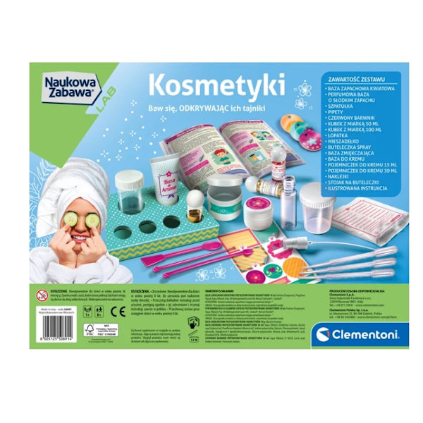 Kosmetiklab set för barn 8+ – gör egna krämer och badsalt