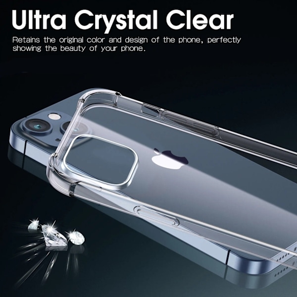 iPhone 14 Silikon Shockproof Skal