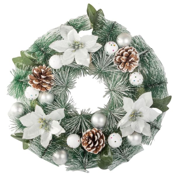 Julekrans med kogler 30 cm