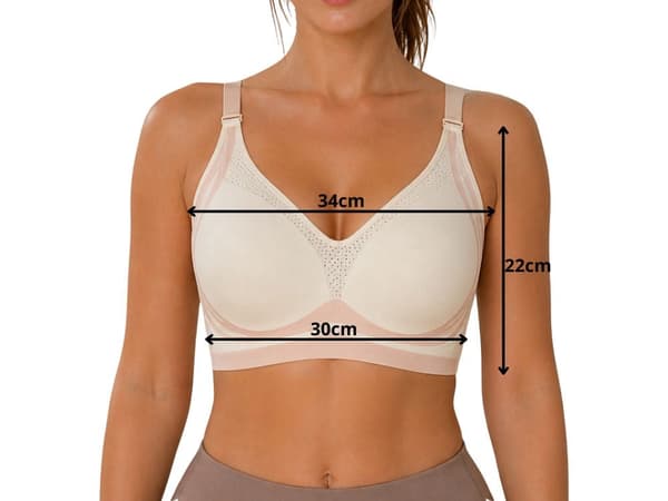 Urheiluliivit push-up-pehmusteilla nylon/spandex valkoinen koko L