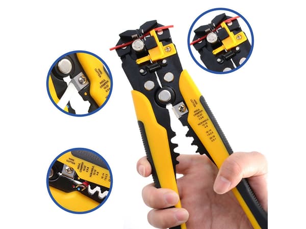 Afisoleringstang med kabelstripper/klipper/crimp 0,2–6 mm²
