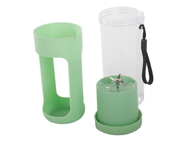 Kannettava USB-smoothieblenderi 450 ml vihreä 2000 mAh 20 W
