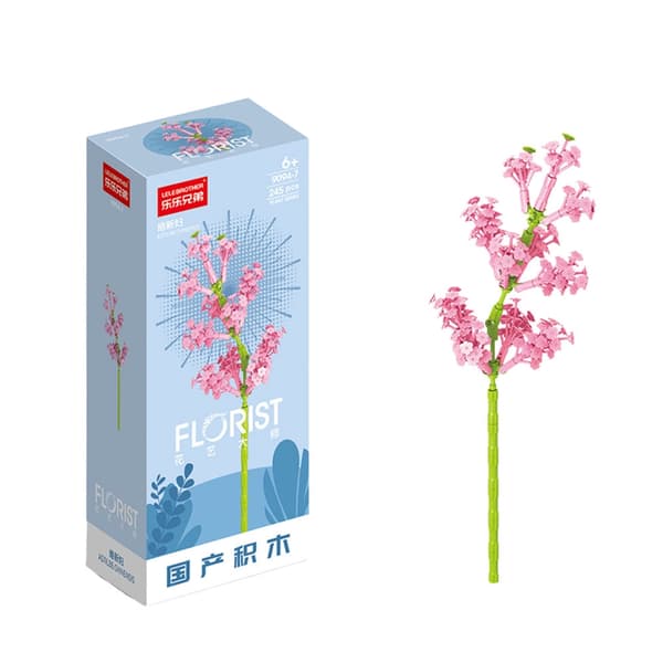 Byggklossar blommor multipack 12 set 56–245 delar kompatibla