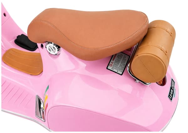 Batteridriven scooter Vespa XW-03 rosa, lättviktsmodell