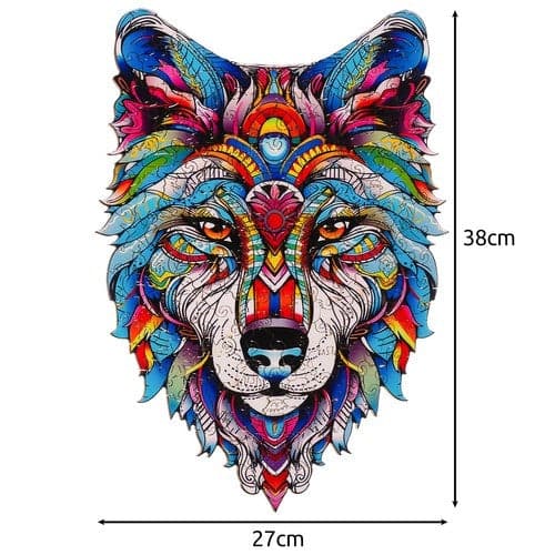 Puupalapeli susi 170 palaa 38x27 cm vaneri