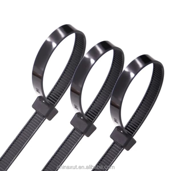 Kabelband 300x3,6 mm svart nylon 100-pack