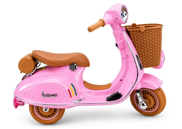 Batteridriven scooter Vespa XW-03 rosa, lättviktsmodell