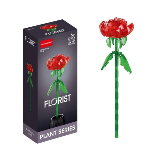 Blomster-byggeklodser sæt 60–150 dele, tilfældigt design