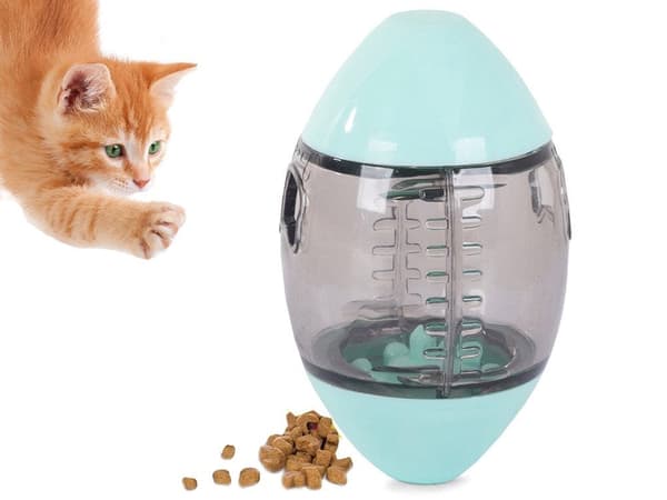 Interaktiv godisdispenser til hund/kat 8x5 cm blandede farver