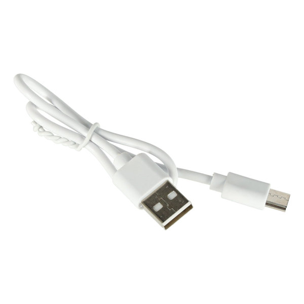 Mini USB-ventilator 2-i-1 hånd/bord 1200mAh USB-C sort Black