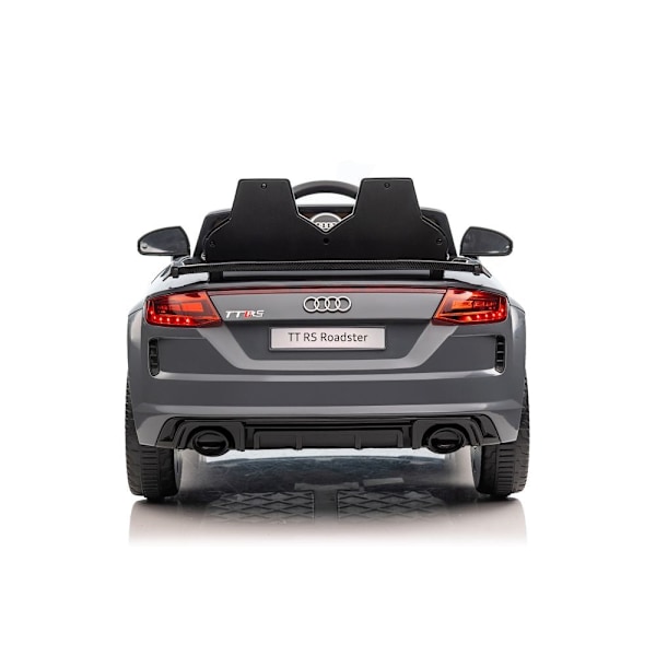 Elbil för barn Audi TTRS grå batteridriven åkbil