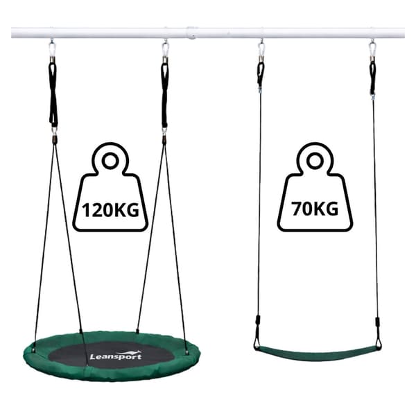 Trädgårdsgunga med ram 2-sits kråkbo 80 cm + sits, max 200 kg