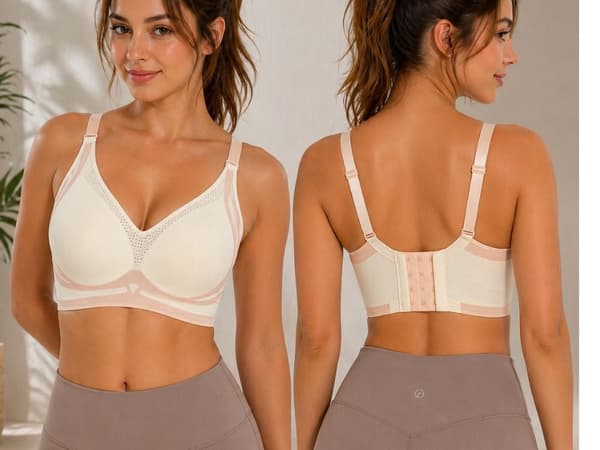 Urheiluliivit push-up-pehmusteilla nylon/spandex valkoinen koko L