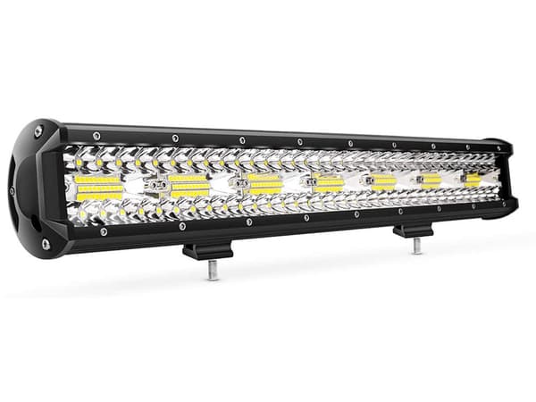 LED arbejdslygte 420W 12–24V 140 LED IP68 sort 51,5 cm