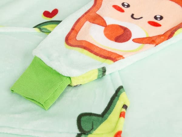 Oversize hoodie filttröja med teddyfoder one size XXL avokado