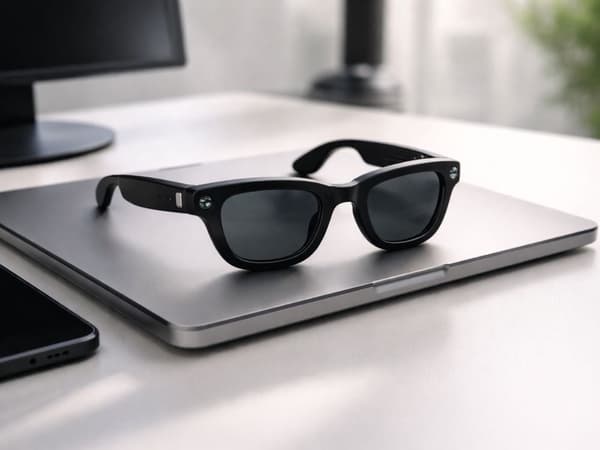 Smartbriller med kamera 1080p 32 GB Bluetooth/Wi‑Fi sort