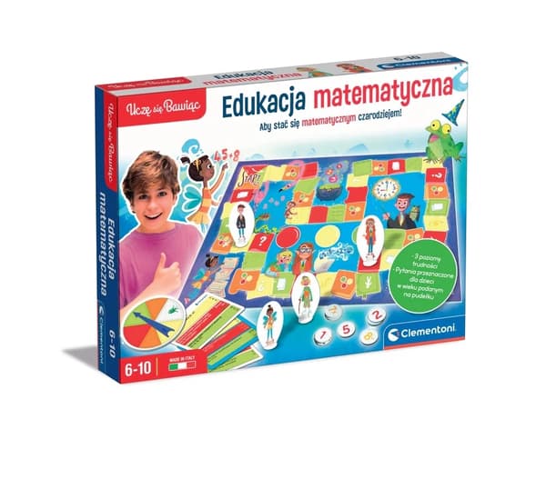 Matematik brädspel för barn 6–10 år, 2–4 spelare
