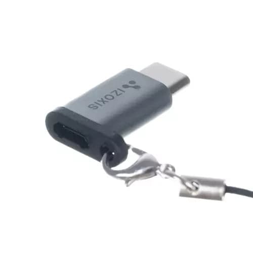 USB-C–Micro USB 2.0 -adapteri, uros–naaras, 2.1A 480Mbps
