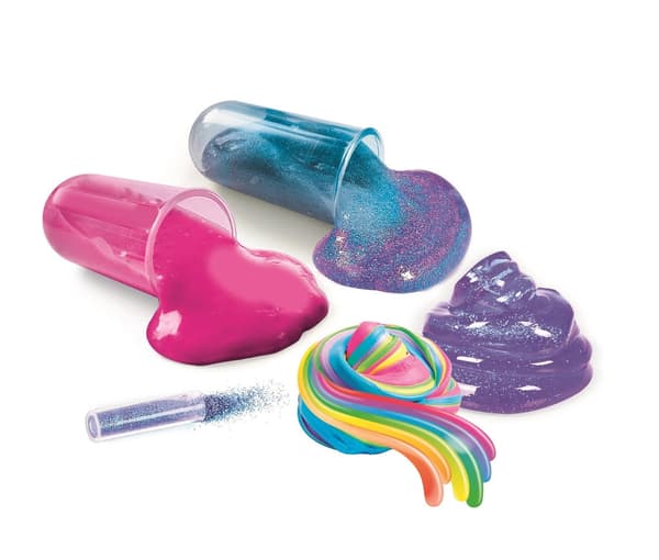 Slime-laboratorium eksperiment­sæt 8+ med glitter, farvestoffer og dufte