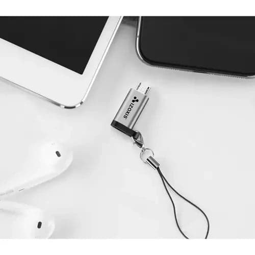 USB-C till Micro USB 2.0 adapter, hane till hona, 2.1A 480Mbps