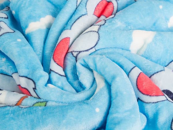 Vilttihuppari huppulla oversize XXL one size sininen polyesteri