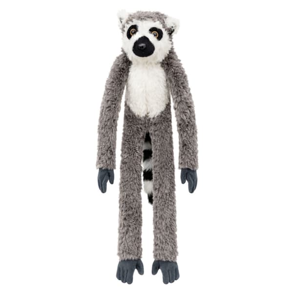 Lemur kramdjur mjuk med vikter och kardborrefästen 35 cm