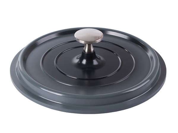 Kattila kannella 2,2 L valualumiini non-stick harmaa induktio