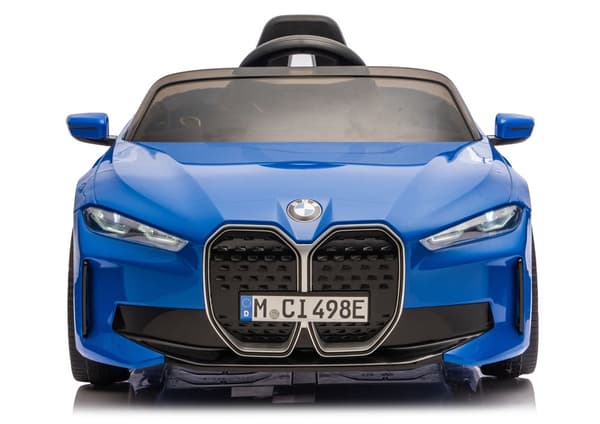 Elbil för barn BMW i4 4x4 batteridriven åkbil blå