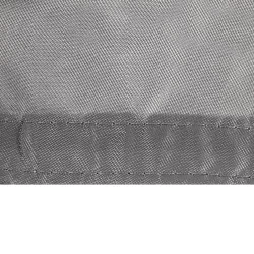 Solsejl trekantet 4x4x4 m grå polyester 120 g/m²