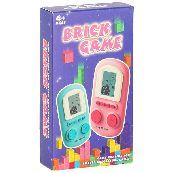 Mini arkadspel fickkonsol för barn 6+ gul, 2x AAA (ingår ej) Gul
