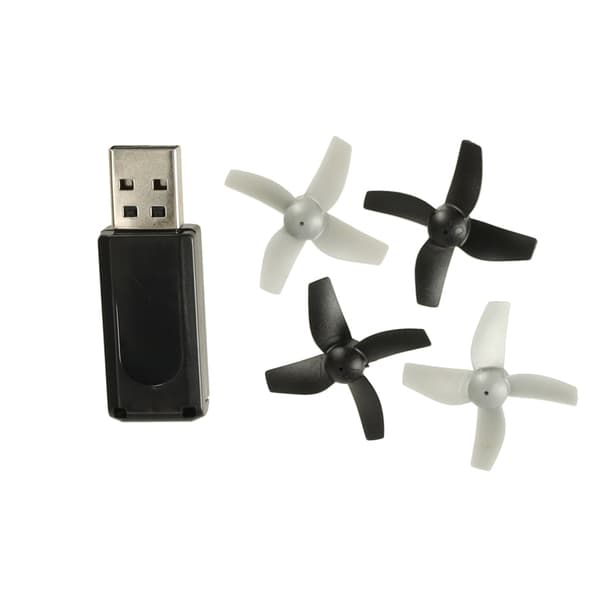 Mini-drone JJRC H36 2.4GHz med headless mode og auto-retur