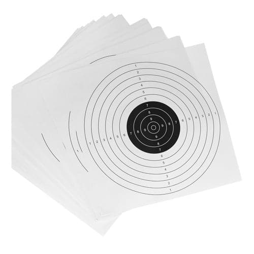 Skydemål træningstarget 50x50 cm offsetpapir 80 g/m² 100-pack