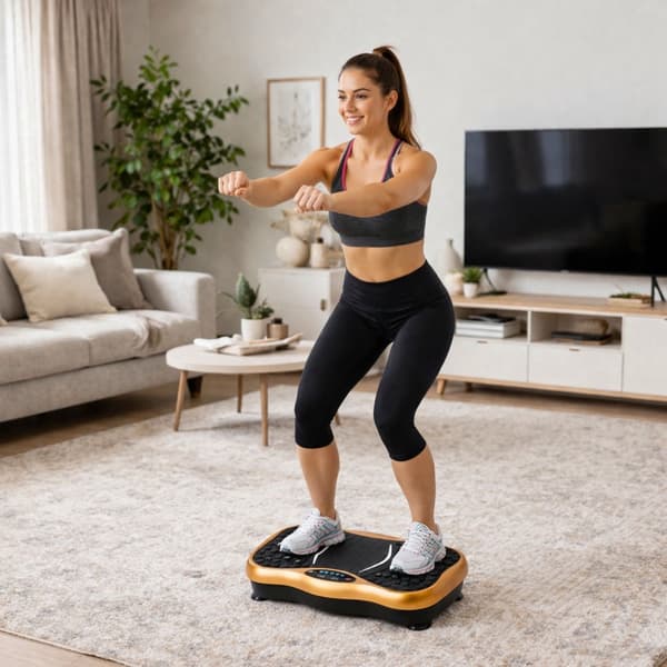 Värähtelyalusta harjoitteluun 120 tasoa Bluetooth 150 kg, mukana vastuskuminauhat