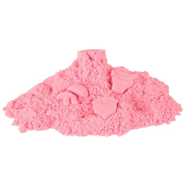 Sensorisk sand 1 kg rosa til børn 3+ i plastpose