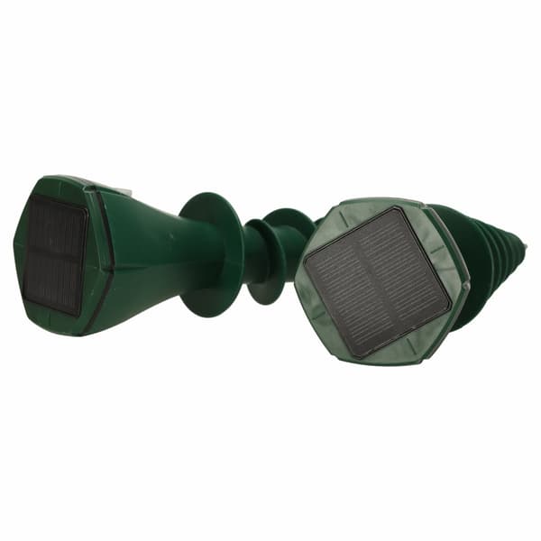 Aurinkokäyttöinen myyräkarkotin 2-pack IP65, 3 värinätilaa