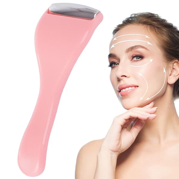 Ansigts- og kropsmassager med 2 roterende kugler 13 x 4,5 cm