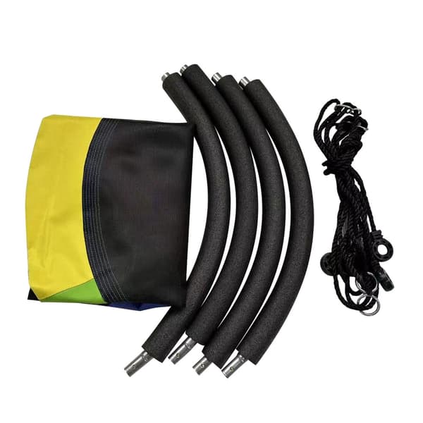 Storkbo-gunga 100 cm för barn 3+ höjdjusterbar rep max 150 kg