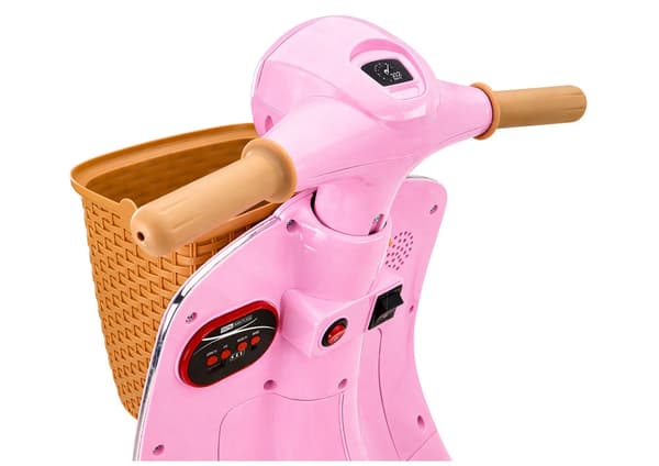 Batteridrevet scooter Vespa XW-03 rosa, letvægtsmodel