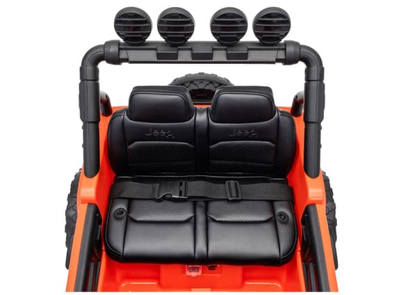 Batteridriven leksaksbil Jeep Rubicon för barn orange