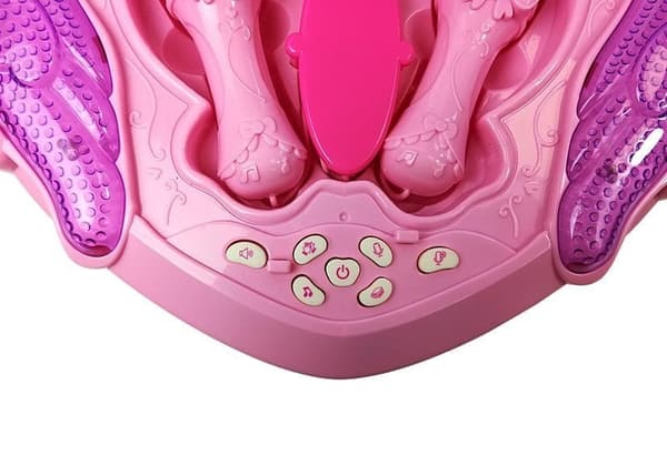 Karaoke-mikrofonsæt med stativ rosa, 2 mikrofoner, 80 cm, 3+ år